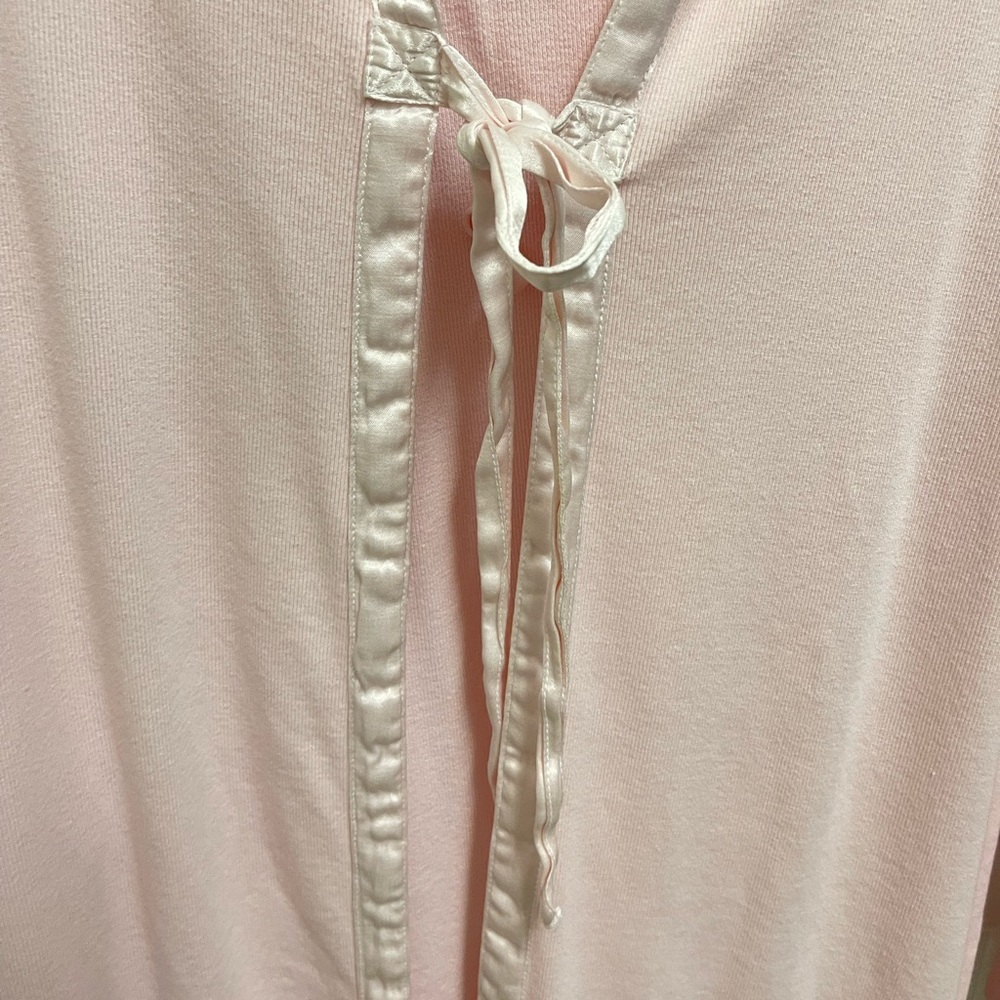 Pj Harlow Pink Tie Front Hooded Cardigan - Picture 3 of 12